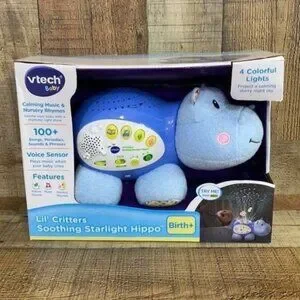 vtech Toys Vtechlil Critters Soothing Starlight Hippo Music